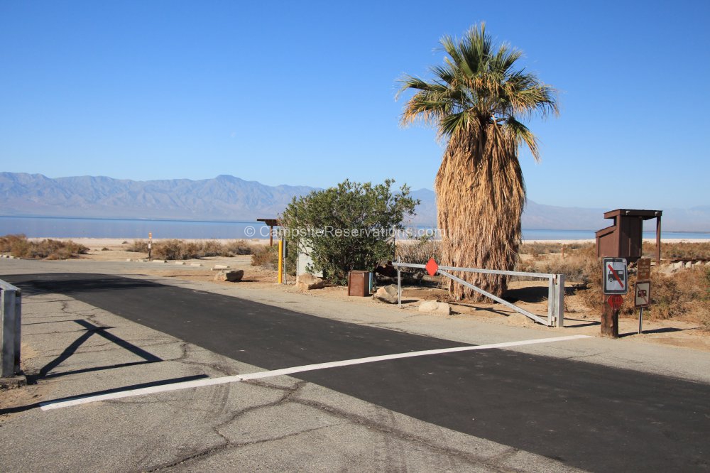 Mecca Beach Campground at Salton Sea State Rec Area, California, United